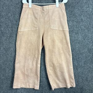 NIC+ZOE Jeans Womens Size 12P Beige Peach Marbled